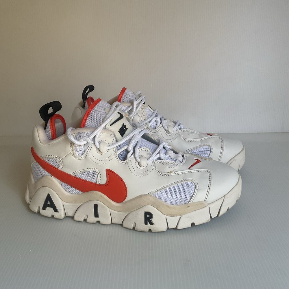 Nike Air Barrage Low White University Sneakers Men’s Size 7 CJ5395-100 Y2K - Picture 6 of 16